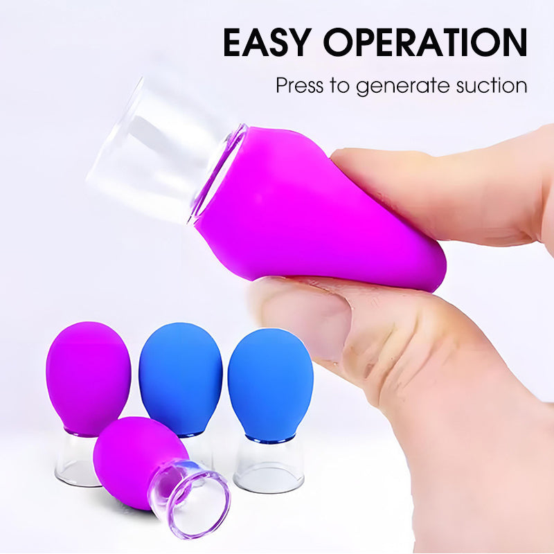 Massage-Schröpfglas aus Glas