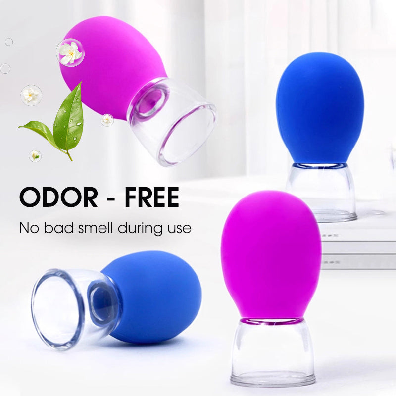 Massage-Schröpfglas aus Glas