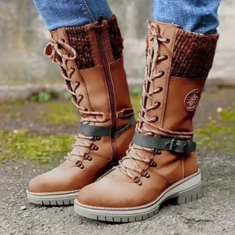 👢 60% RABATT! ❄️ Wasserdichte Knie-Schneestiefel – Warm, Rutschfest & Langlebig – Perfekt für Winter & Outdoor 🧤