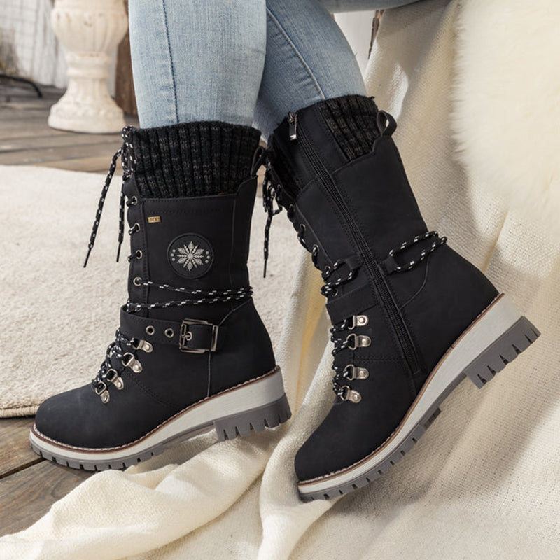 👢 60% RABATT! ❄️ Wasserdichte Knie-Schneestiefel – Warm, Rutschfest & Langlebig – Perfekt für Winter & Outdoor 🧤