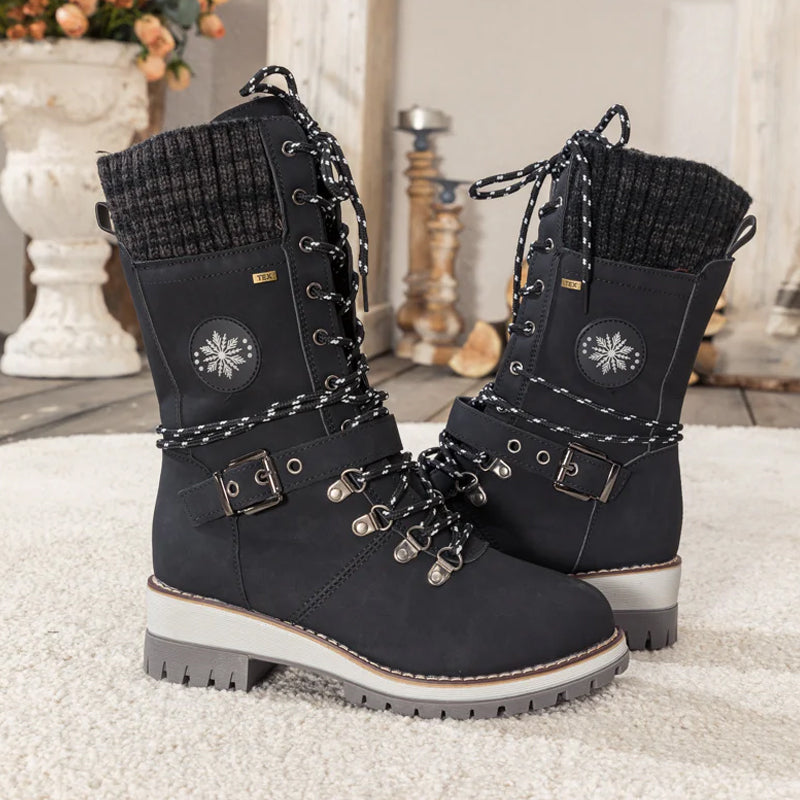 👢 60% RABATT! ❄️ Wasserdichte Knie-Schneestiefel – Warm, Rutschfest & Langlebig – Perfekt für Winter & Outdoor 🧤