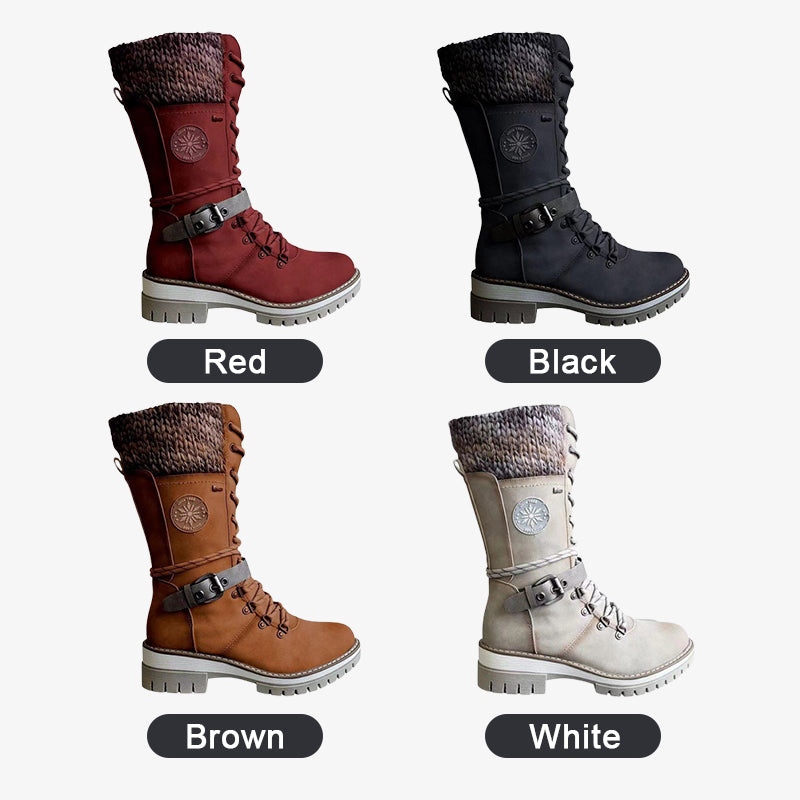 👢 60% RABATT! ❄️ Wasserdichte Knie-Schneestiefel – Warm, Rutschfest & Langlebig – Perfekt für Winter & Outdoor 🧤