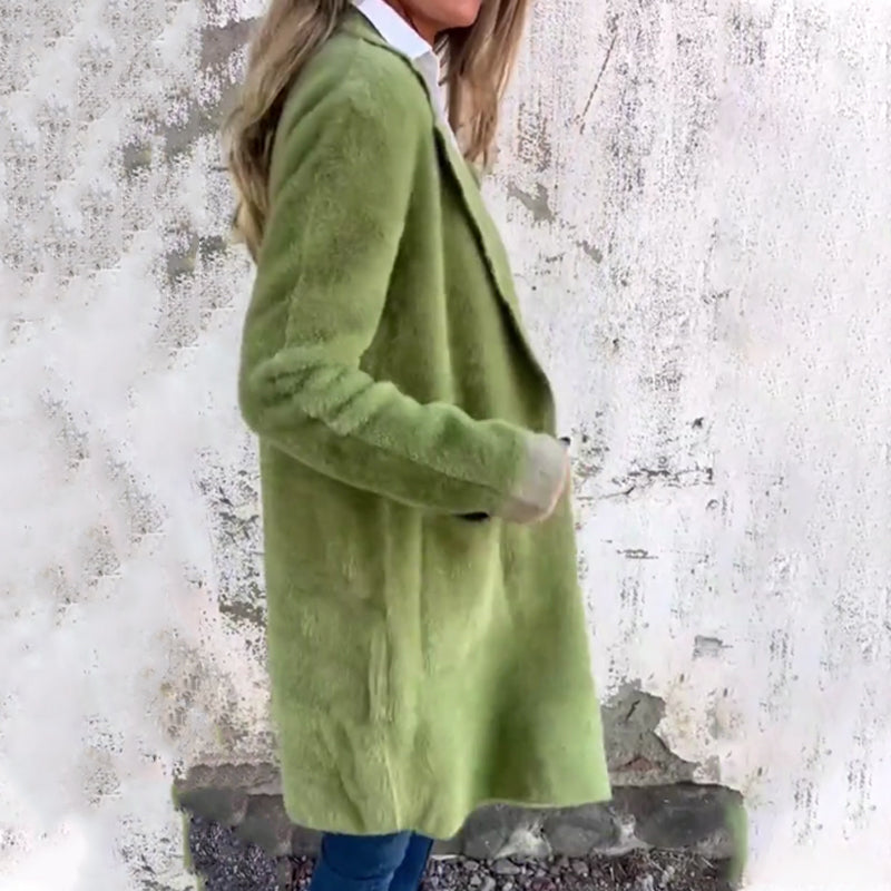 ⏳Zeitlich begrenztes Sonderangebot⏰Eleganter, mittellanger Mantel für Damen🧥