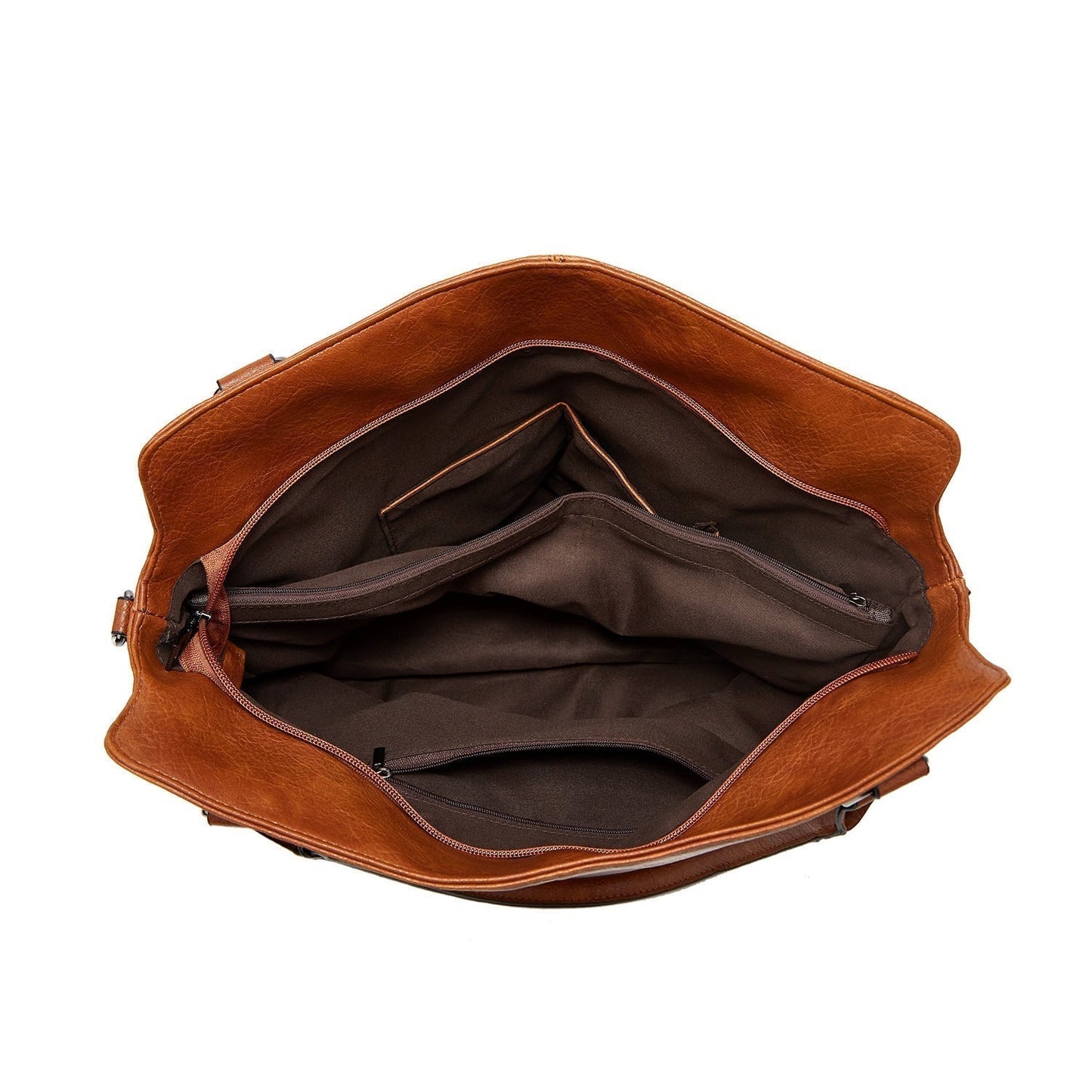 👜 LIMITIERTES ANGEBOT 50% RABATT! ✨ Kunstleder-Shopper Damen – Vielseitig, Praktische Fächer, Set mit Beutel 💼