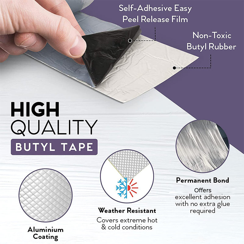 🔥 Nur heute: 50 % Rabatt! – 🎁 Hochbelastbares wasserdichtes Aluminiumband – Sofortige Reparatur und Abdichtung bei Lecks