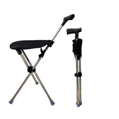 🔥💥 TOP BESTSELLER! 2-in-1 Gehstock mit Klappstuhl 🪑🚶‍♂️✨
