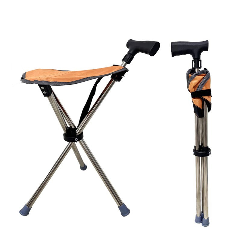 🔥💥 TOP BESTSELLER! 2-in-1 Gehstock mit Klappstuhl 🪑🚶‍♂️✨
