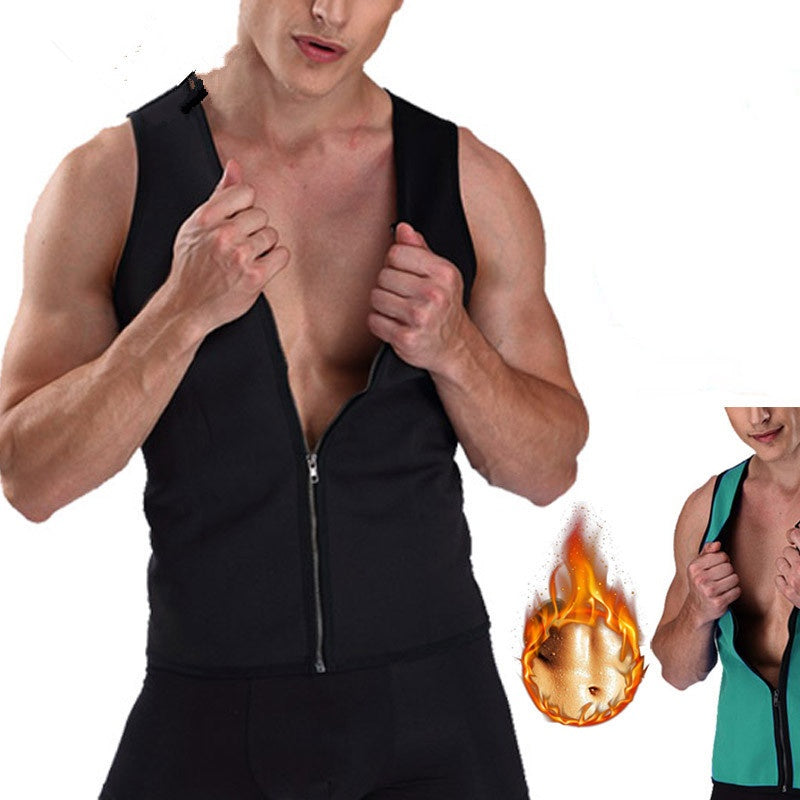 💪Herren-Trainings-Body-Shaper-Tanktop mit Reißverschluss🔥