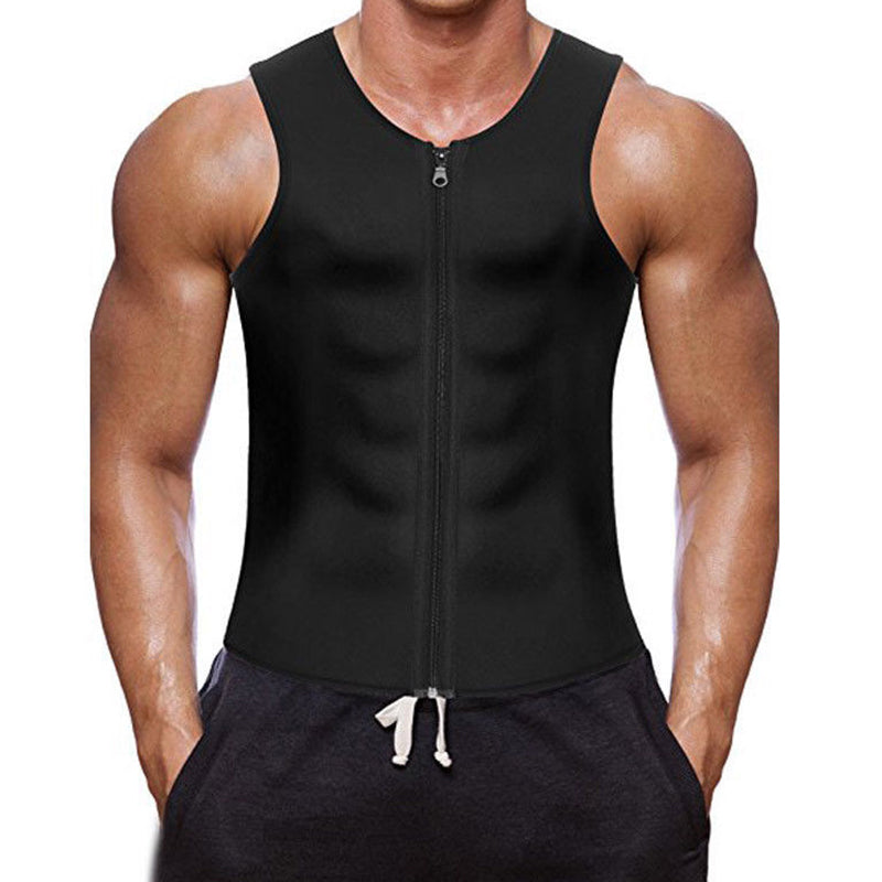 💪Herren-Trainings-Body-Shaper-Tanktop mit Reißverschluss🔥