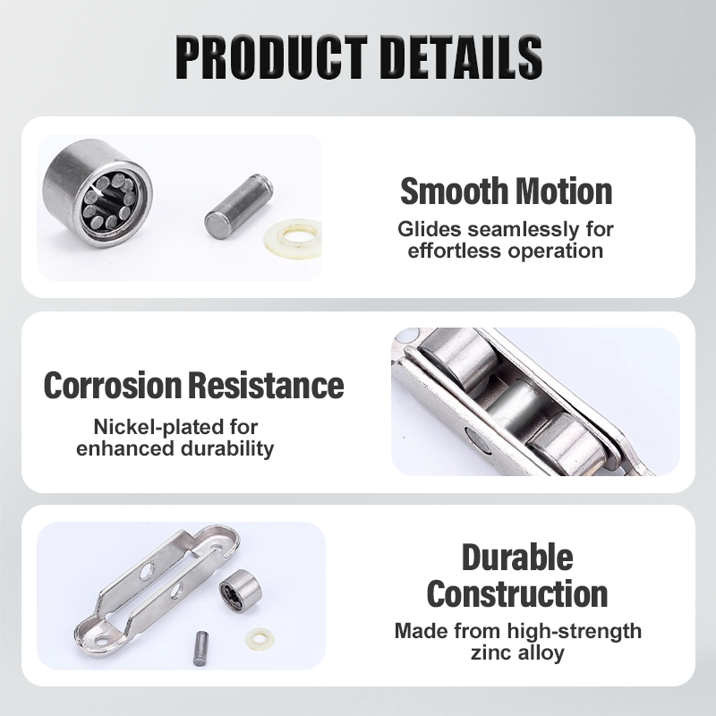 Arbeitssparende Riemenscheibe aus Zinklegierung für Türen und Fenster
