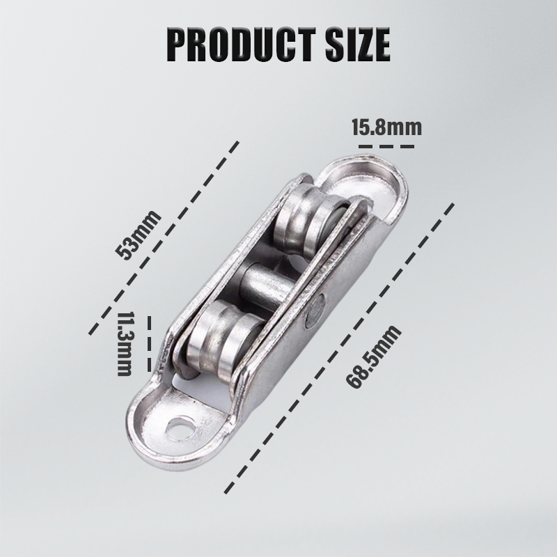 Arbeitssparende Riemenscheibe aus Zinklegierung für Türen und Fenster