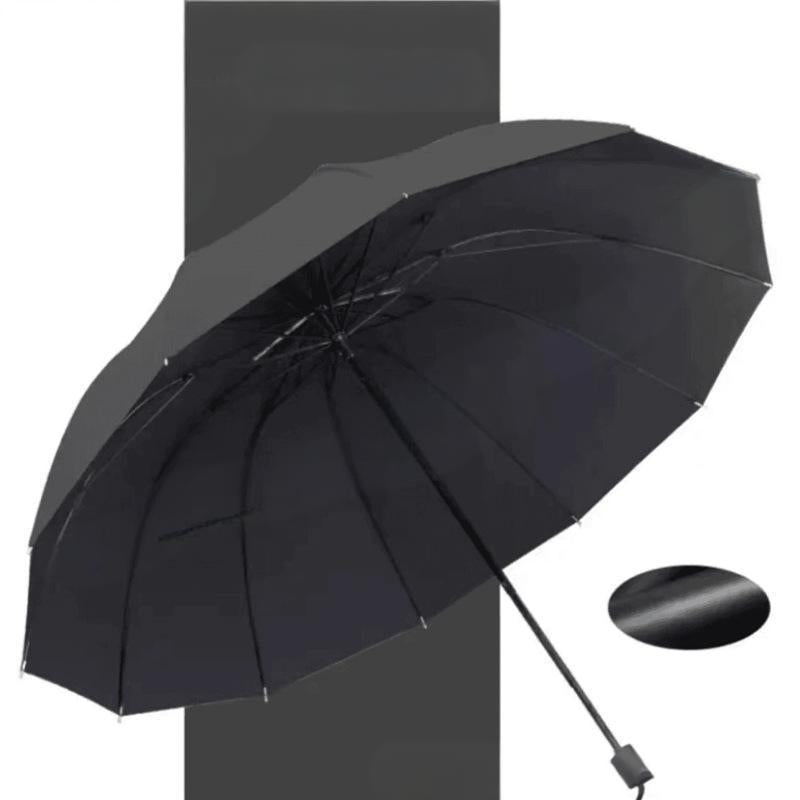 🌂55% Rabatt🔥Großer faltbarer Regenschirm mit 12 windfesten Speiche
