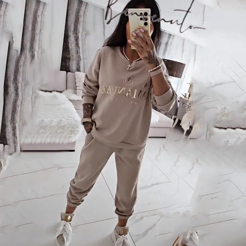 ❤️‍🔥Langärmliges Oberteil und Hose für Damen