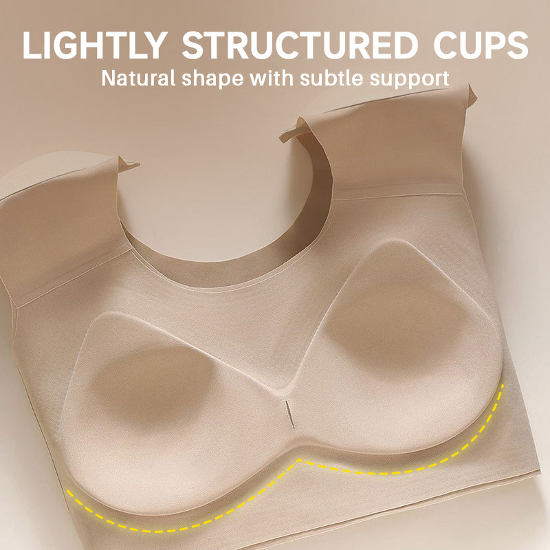 🔥Nur für kurze Zeit 50 % Rabatt🔥Nahtlose 2-in-1-Unterwäsche für Damen mit integrierten Schulterpolstern