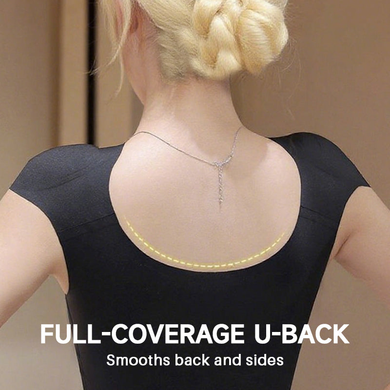 🔥Nur für kurze Zeit 50 % Rabatt🔥Nahtlose 2-in-1-Unterwäsche für Damen mit integrierten Schulterpolstern