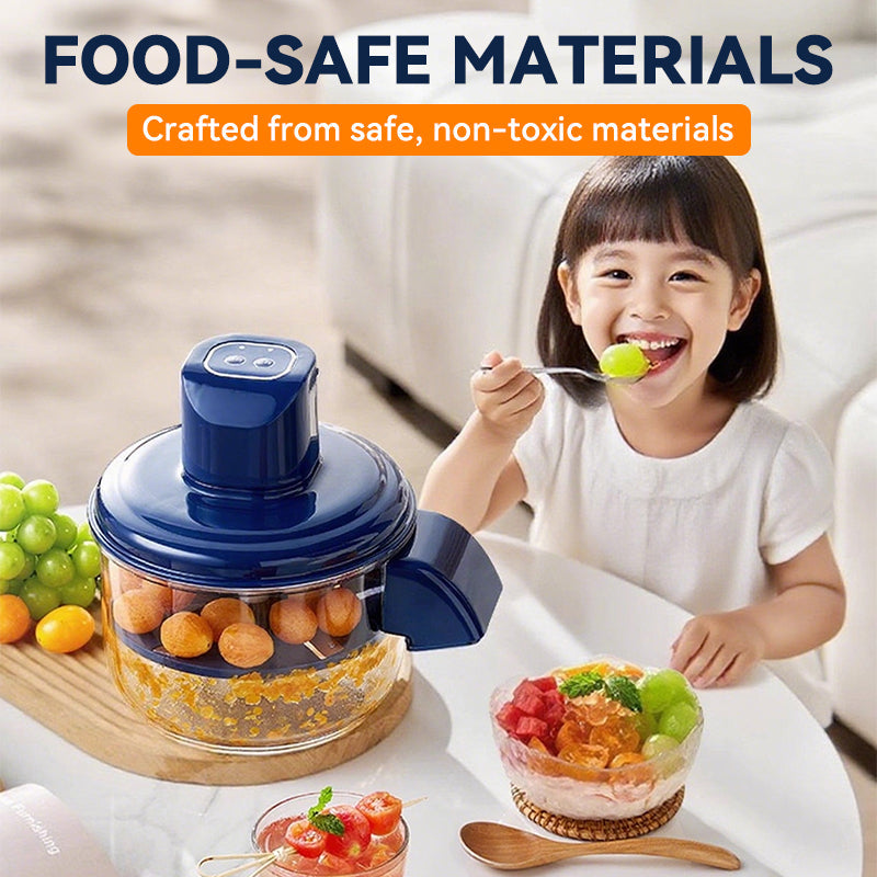 🎄✨60% RABATT! 🍇🧄 Transparenter elektrischer Obst- und Gemüseschäler – Schnell, einfach und effizient. Perfekt für die täglichen Küchenarbeiten!