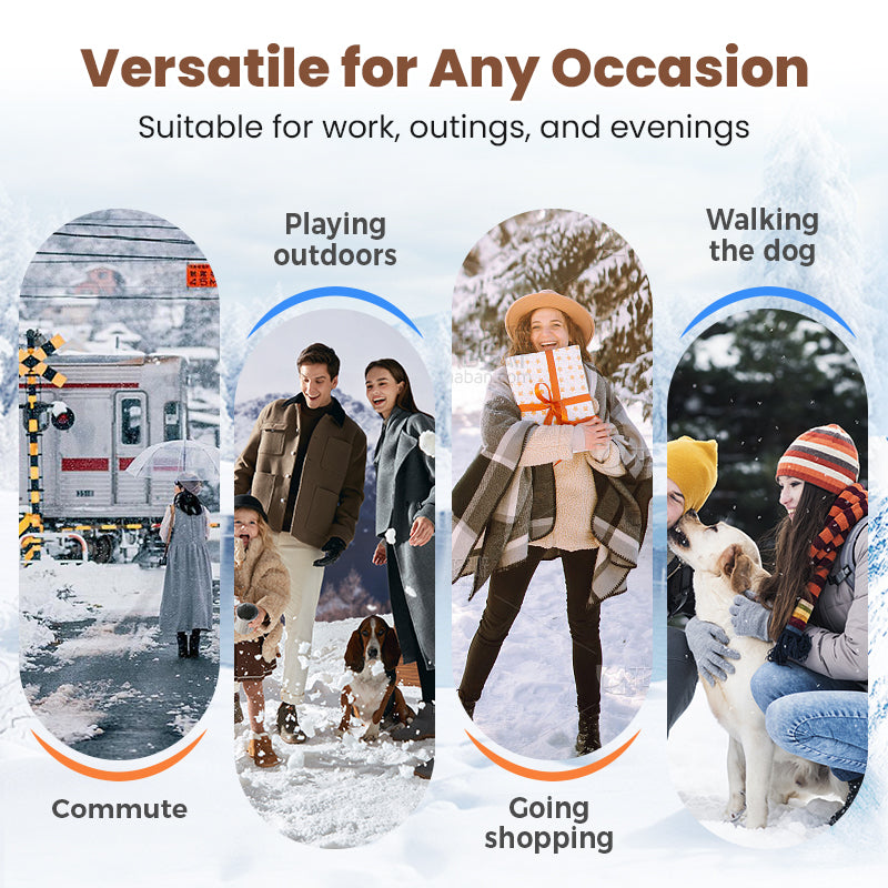 🔥Black-Friday-Mega-Angebot – 50 % Rabatt!🔥Warm gefütterte Damenstiefeletten mit Blockabsatz