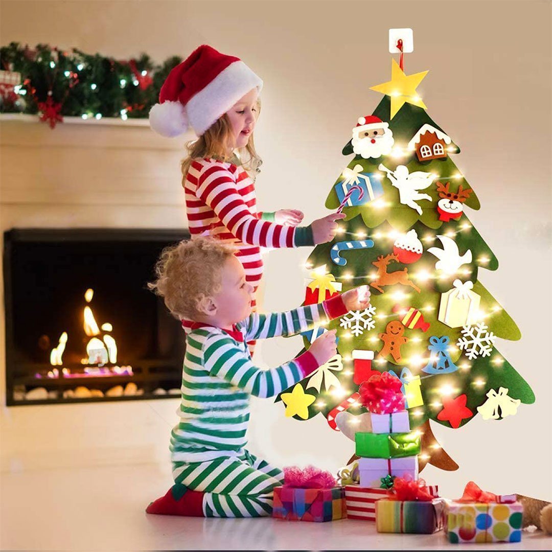 🎄Weihnachtsaktion - 50 % Rabatt🎁DIY-Filz-Weihnachtsbaum-Set