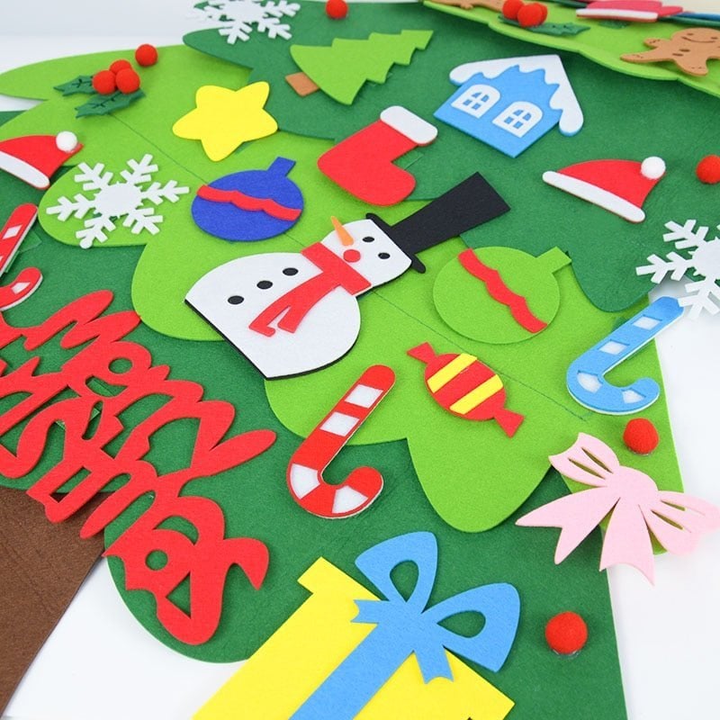 🎄Weihnachtsaktion - 50 % Rabatt🎁DIY-Filz-Weihnachtsbaum-Set