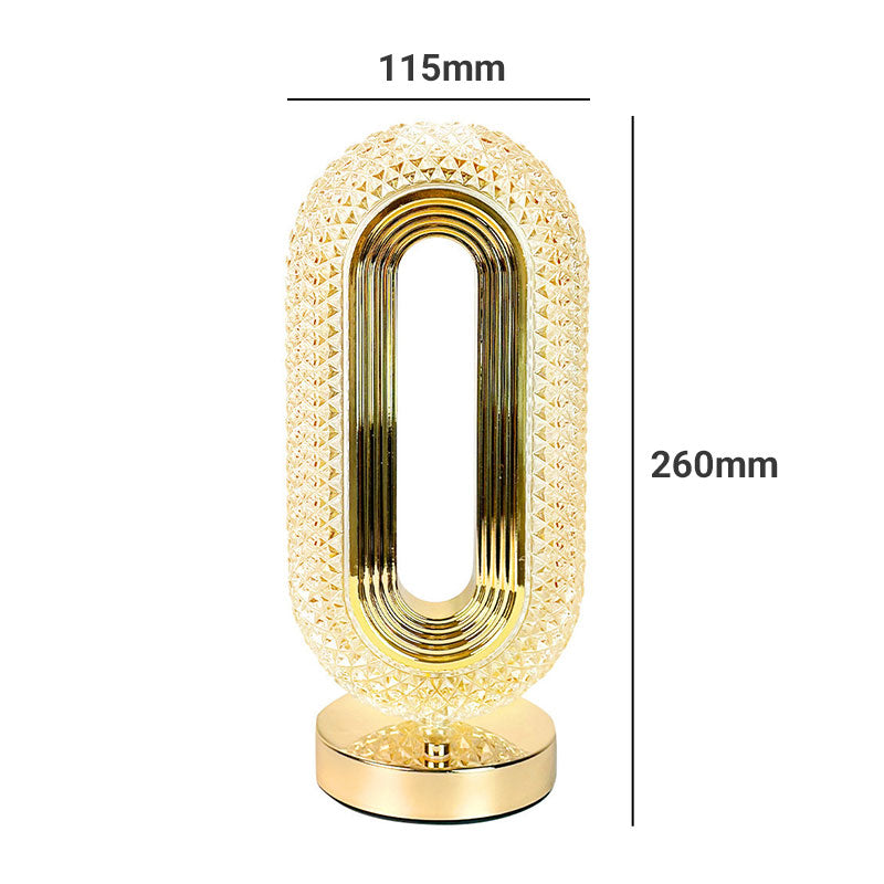 📢📢50% RABATT !!⏰Wiederaufladbare LED-Nachtlichtlampe mit Kristall-Optik, luxuriöses Design für Schlafzimmer & Wohnbereich ✨