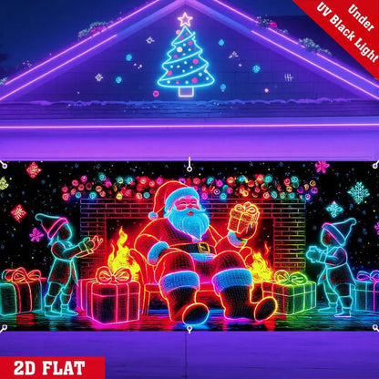 🔥Black-Friday-Mega-Angebot – 50 % Rabatt!🔥🎉UV-fluoreszierendes Weihnachtsbanner