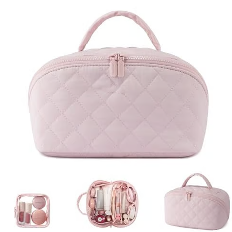 🖤 Black Friday-Sale: 50 % RABATT 🔥 Große, tragbare Kosmetiktasche mit Griff