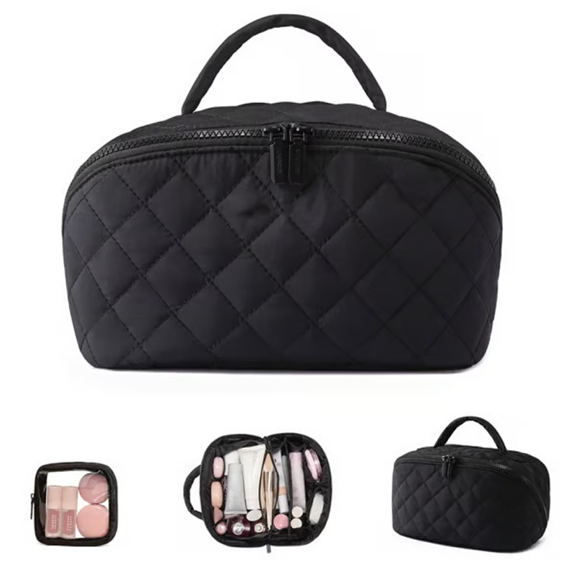 🖤 Black Friday-Sale: 50 % RABATT 🔥 Große, tragbare Kosmetiktasche mit Griff