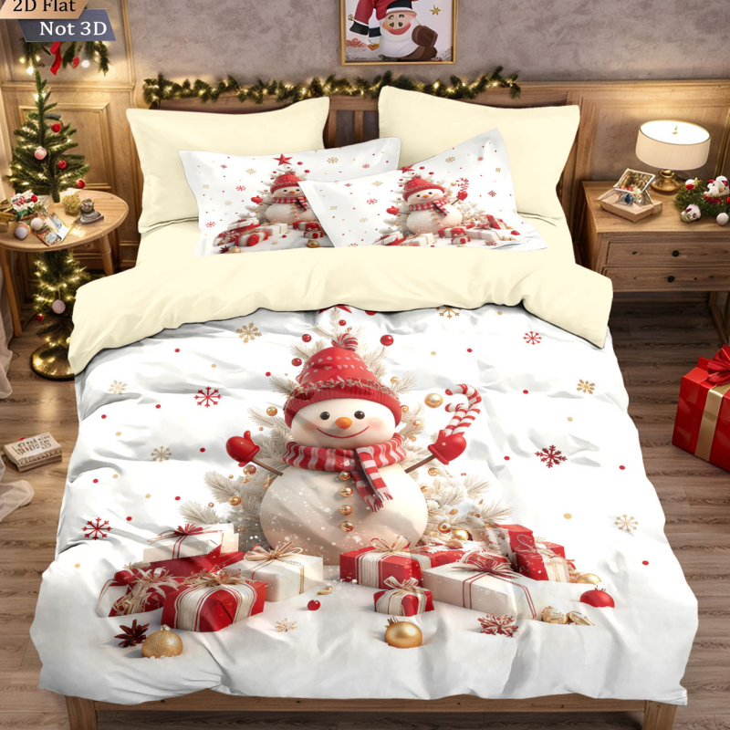🔥Black-Friday-Mega-Angebot – 56 % Rabatt!🔥Festliches Weihnachts 3-teiliges Bettwäsche-Set