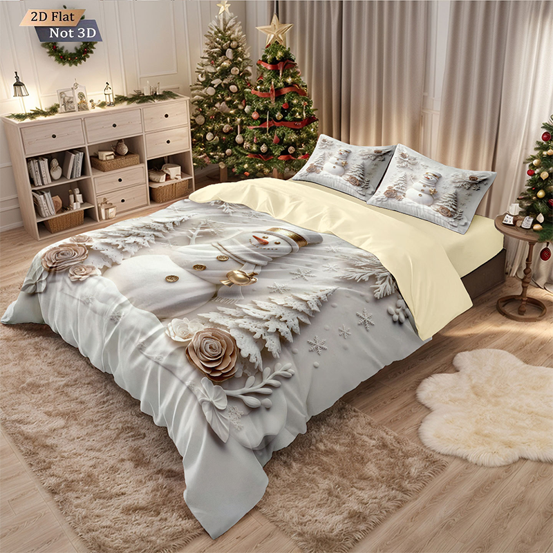 🔥Black-Friday-Mega-Angebot – 56 % Rabatt!🔥Festliches Weihnachts 3-teiliges Bettwäsche-Set