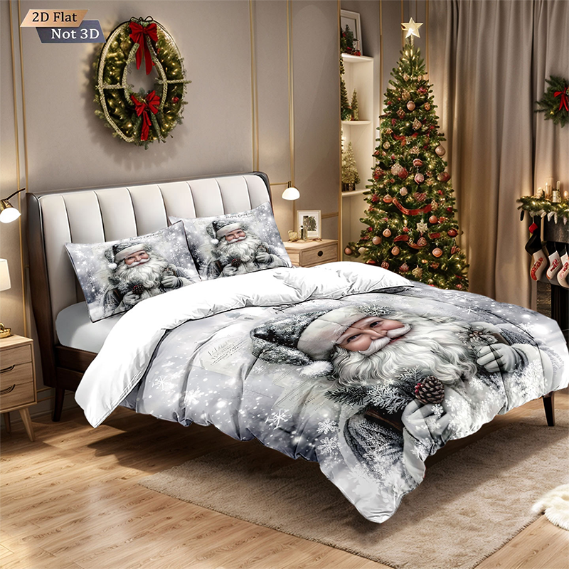 🔥Black-Friday-Mega-Angebot – 56 % Rabatt!🔥Festliches Weihnachts 3-teiliges Bettwäsche-Set