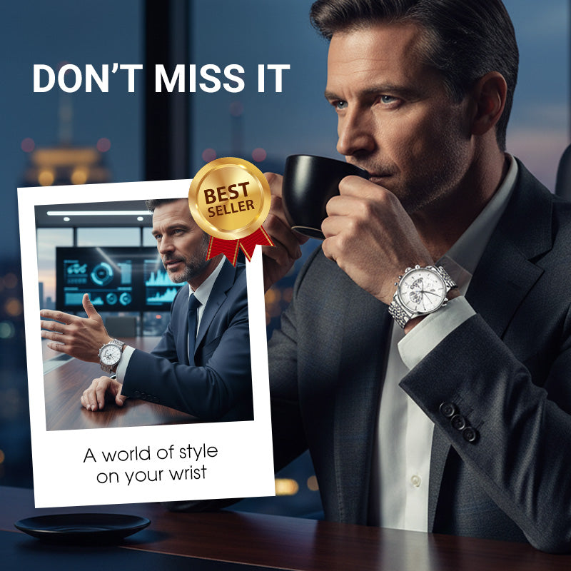 📢📢60 % Rabatt!!! 🎅Herrenuhr mit Globusmotiv im maritimen Stil