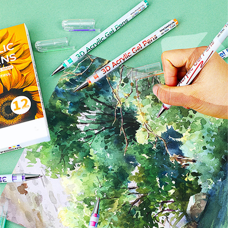 Mehrfarbiges Gelstift-Set zum Zeichnen und Ausmalen