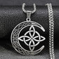 🔥Black-Friday-Mega-Angebot – 55 % Rabatt!🔥 Celtic Moon Pendant Necklace
