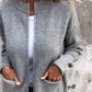 🧶 Damen-Strickjacke mit Reißverschluss – Gemütliche Passform