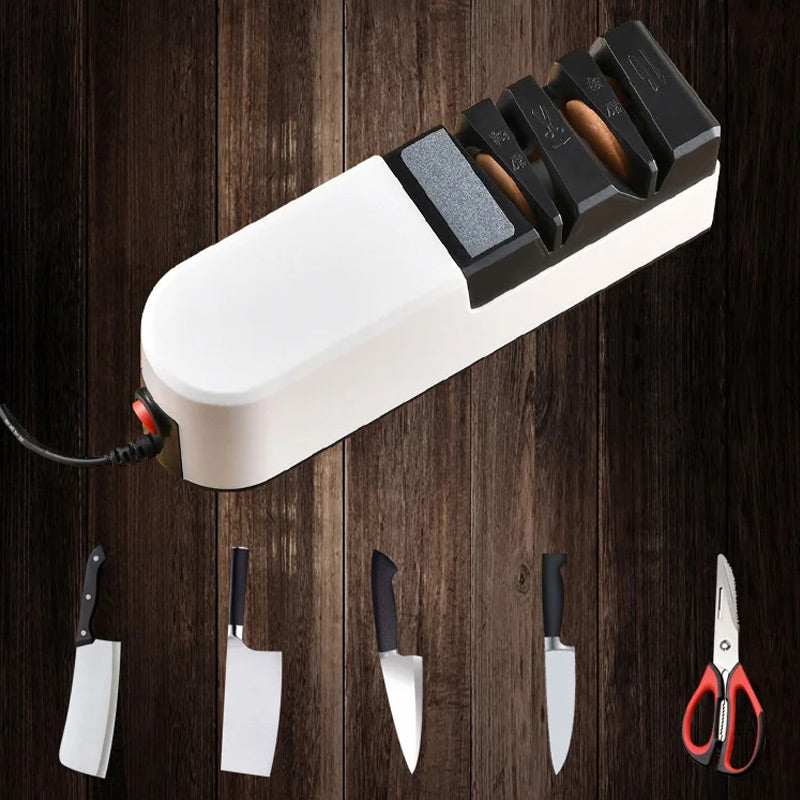 🍳 50% RABATT! ⚡ Professioneller Elektrischer Messerschleifer – Schärft Messer in Sekunden, Mehrstufiger Schleifwinkel & Überhitzungsschutz 🔪✨📦