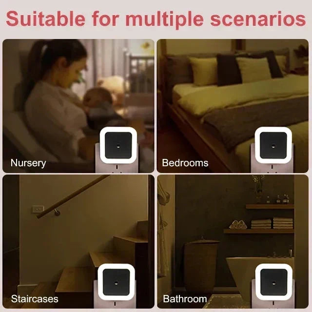 📢📢50% RABATT !!⏰LED-Smart-Nachtlicht mit Lichtsensor – Automatisch & energiesparend | Sanftes, augenfreundliches Licht!