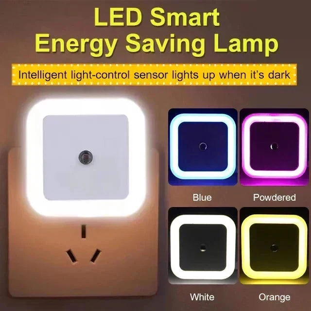 📢📢50% RABATT !!⏰LED-Smart-Nachtlicht mit Lichtsensor – Automatisch & energiesparend | Sanftes, augenfreundliches Licht!