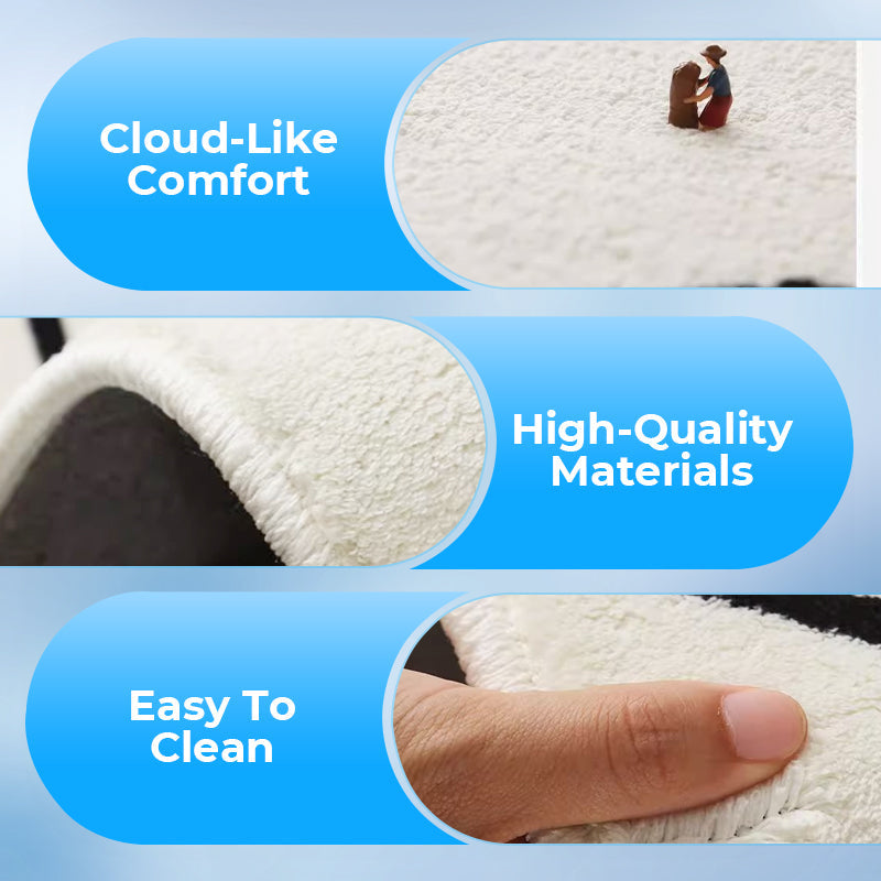 📢📢 50 % RABATT!! 🎅 Weicher Teppich mit unregelmäßigem Blumenmuster