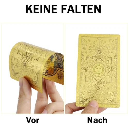 🔥Neujahrsaktion 50% RABATT✨Entdecken Sie die mystische Welt des Tarot-Goldfolien-Tarots