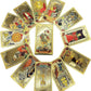 🔥Neujahrsaktion 50% RABATT✨Entdecken Sie die mystische Welt des Tarot-Goldfolien-Tarots