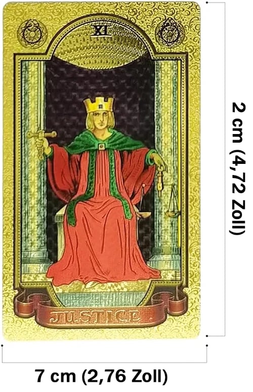🔥Neujahrsaktion 50% RABATT✨Entdecken Sie die mystische Welt des Tarot-Goldfolien-Tarots