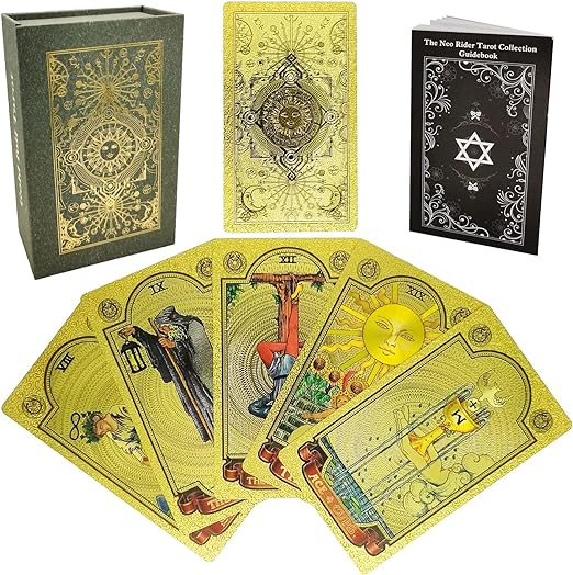 🔥Neujahrsaktion 50% RABATT✨Entdecken Sie die mystische Welt des Tarot-Goldfolien-Tarots