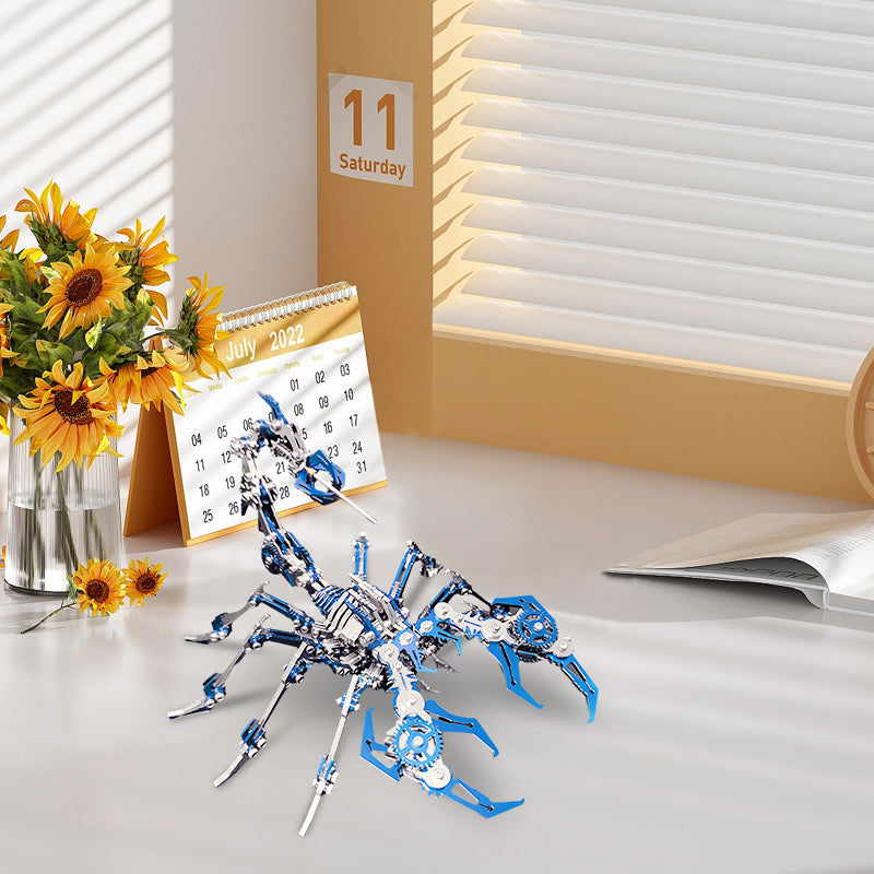 📢📢60 % Rabatt !!!✨3D-Metallpuzzle-Bausatz „Skorpion“ – Mechanisches Modell zum Zusammenbauen