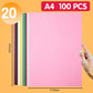 Buntes A4-Kopierpapier-Set für Handwerk & Basteln