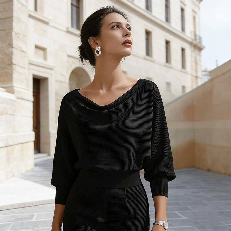 🌟💃 Elegantes, tailliertes und figurschmeichelndes Damenkleid