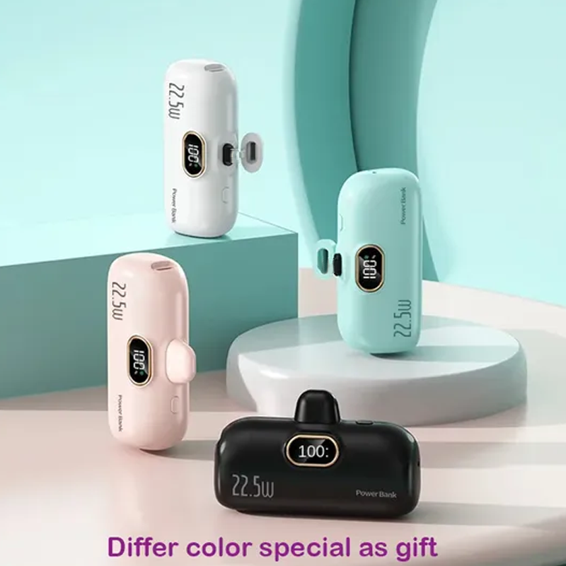 🔋 50% RABATT! 📱 Mini-Powerbank 5000mAh – Tragbar & Schnellladung – Kompakte Größe, ideal für Reisen, Alltag oder Notfälle – passt in jede Tasche 🔌✨