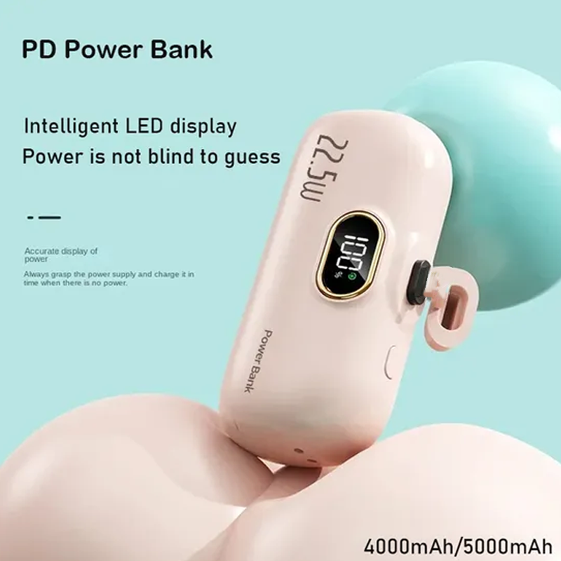 🔋 50% RABATT! 📱 Mini-Powerbank 5000mAh – Tragbar & Schnellladung – Kompakte Größe, ideal für Reisen, Alltag oder Notfälle – passt in jede Tasche 🔌✨