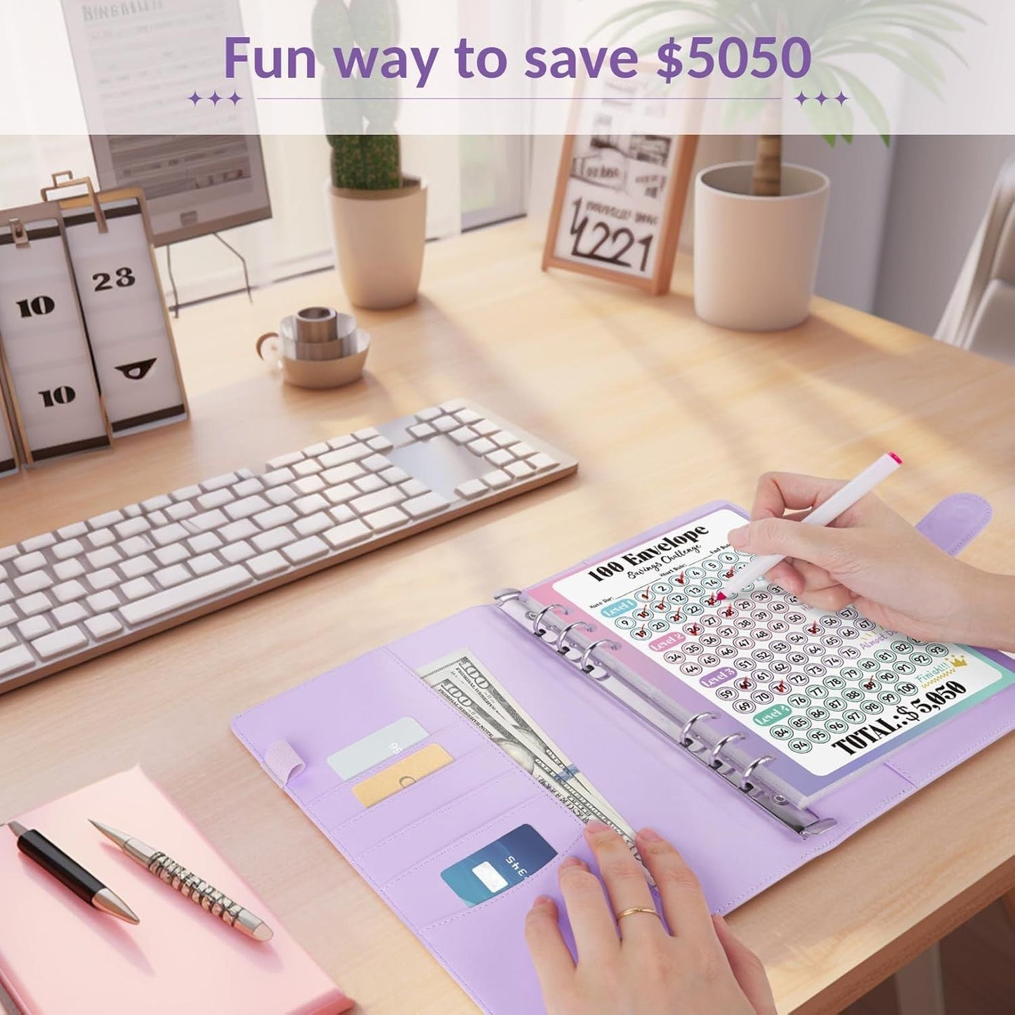 💸📖 Sparbuch für Wochenliche Spar-Challenge – Thematische Farben + Familienfreundlich + Spaß am Sparen! ✨