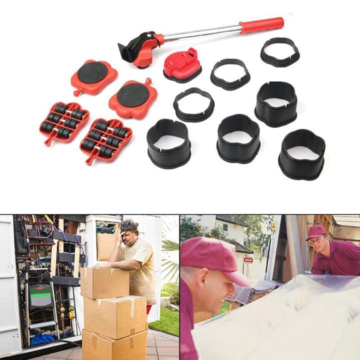 🏠🔧 50% RABATT! Schwerlast-Möbelaufzug & Umzugsset – Hebekissen + Hebelstangen, rutschfest & bodenschonend – Bis XX kg heben, ideal für Möbelrücken & Umzug ✨