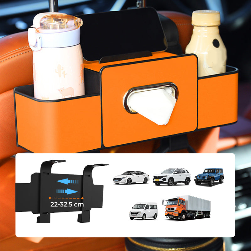 🎒 50% RABATT! 🚗 Multifunktionale Rücksitz-Aufbewahrungsbox – Mehrere Fächer, Stabil & Platzsparend 🧳